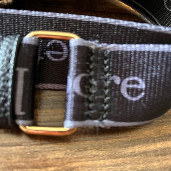 Nanette Lapore Black and Gray Fabric Adjustable Bag Crossbody Purse Strap - Picture 4 of 7